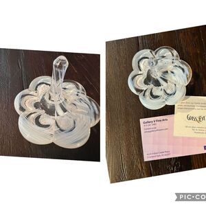 Blowned Glass Art Ring Holder
